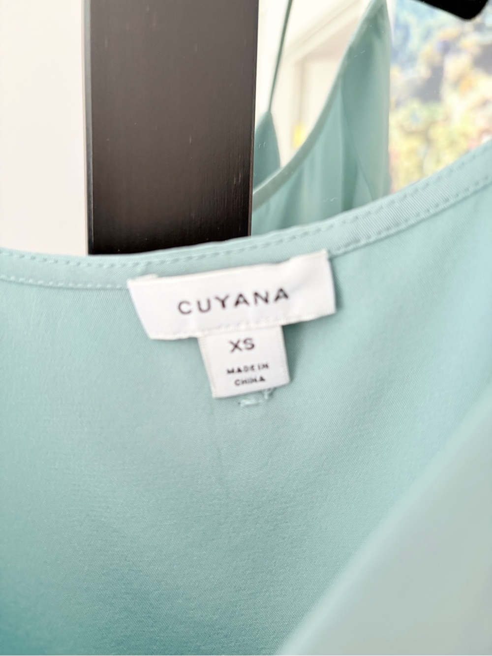 Cuyana Pale Blue V-Neck Silk Camisole - Picture 3 of 3